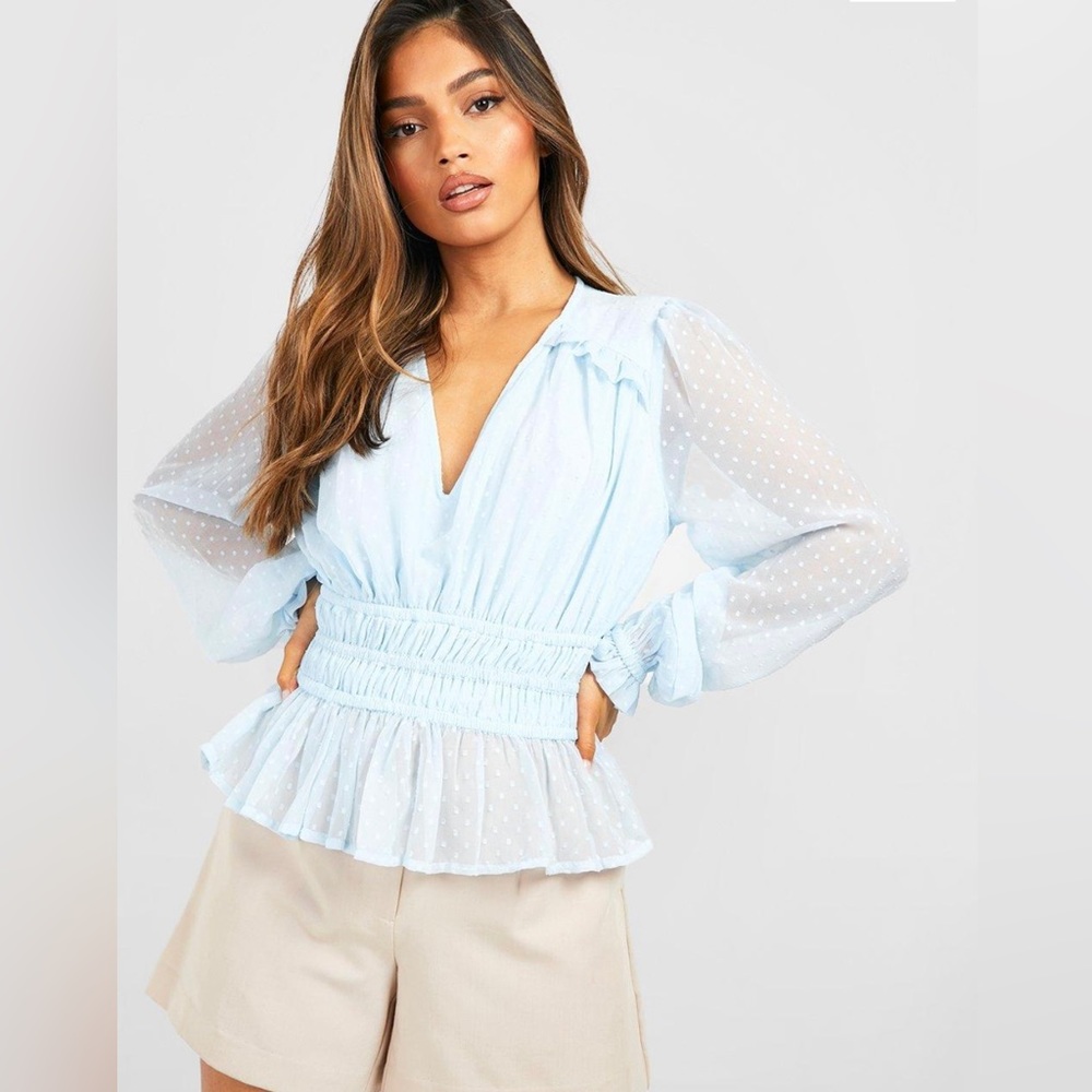 Long sleeve blouse